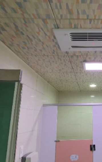 실내 천장형 온풍기 시공 사례